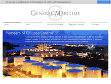 Tablet Screenshot of generalmaritime.com